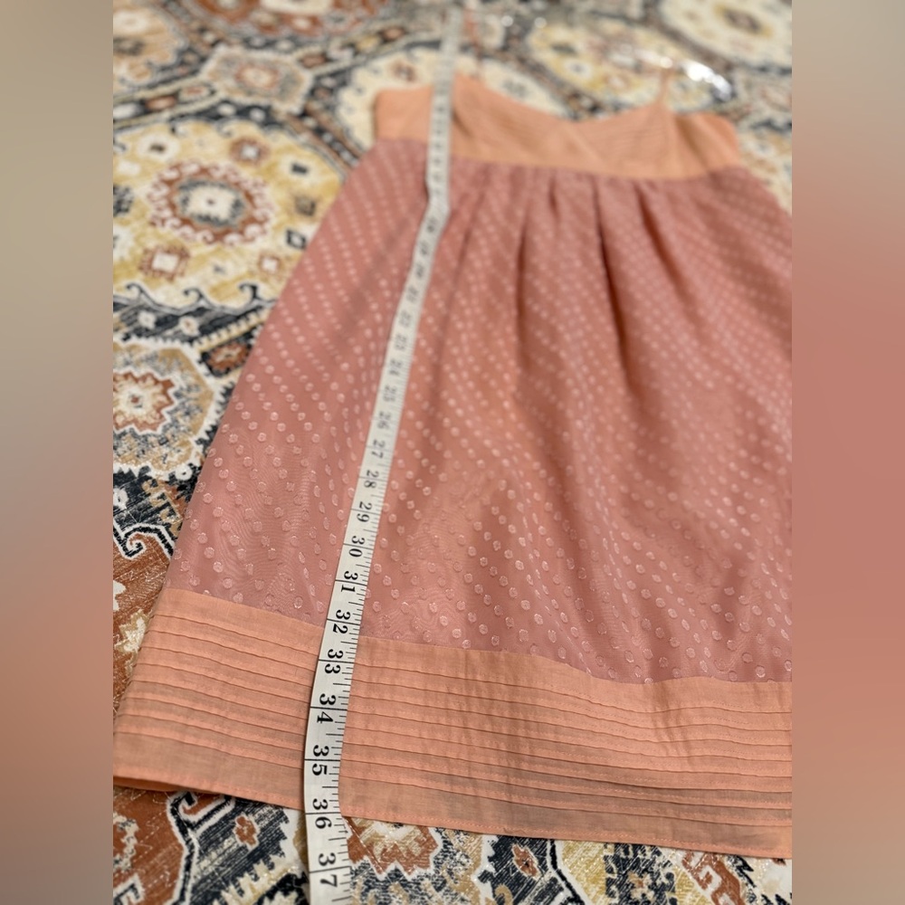 Forever 21 Medium Baby Doll Dress With Spaghetti Straps And Sheer Polka Dots. - Picture 4 of 16